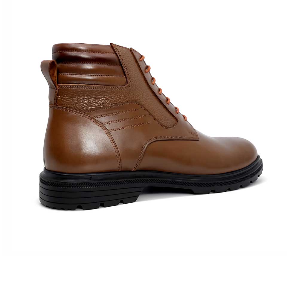 Men's Leather Half Boot - Havana1