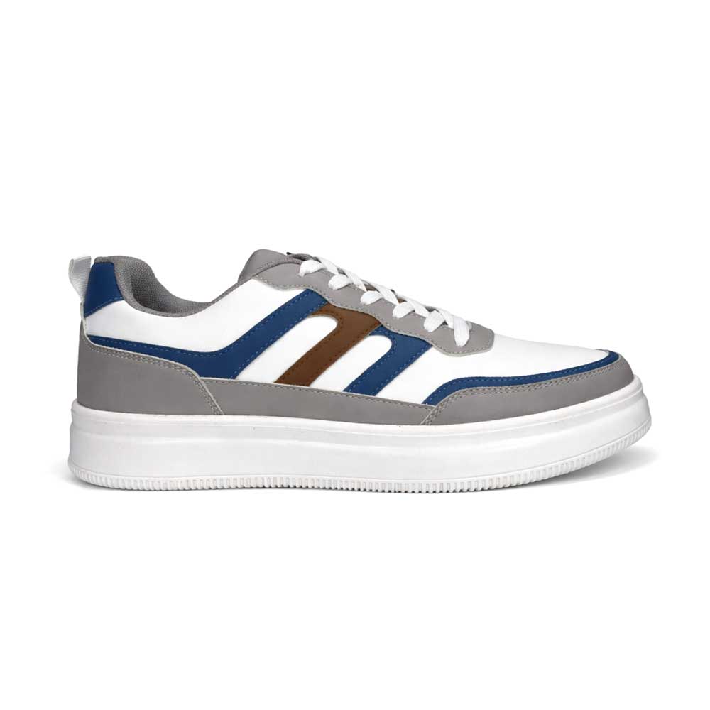 Men's High-Sole Sneakers - White