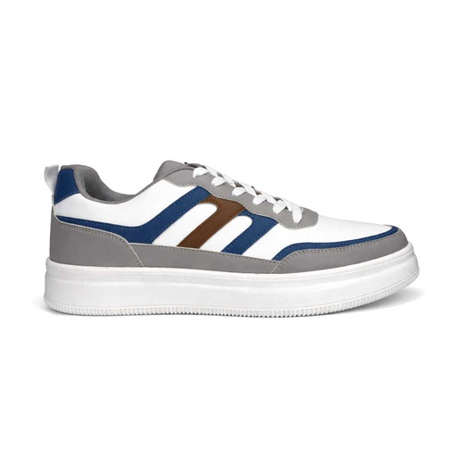 Men's High-Sole Sneakers - White
