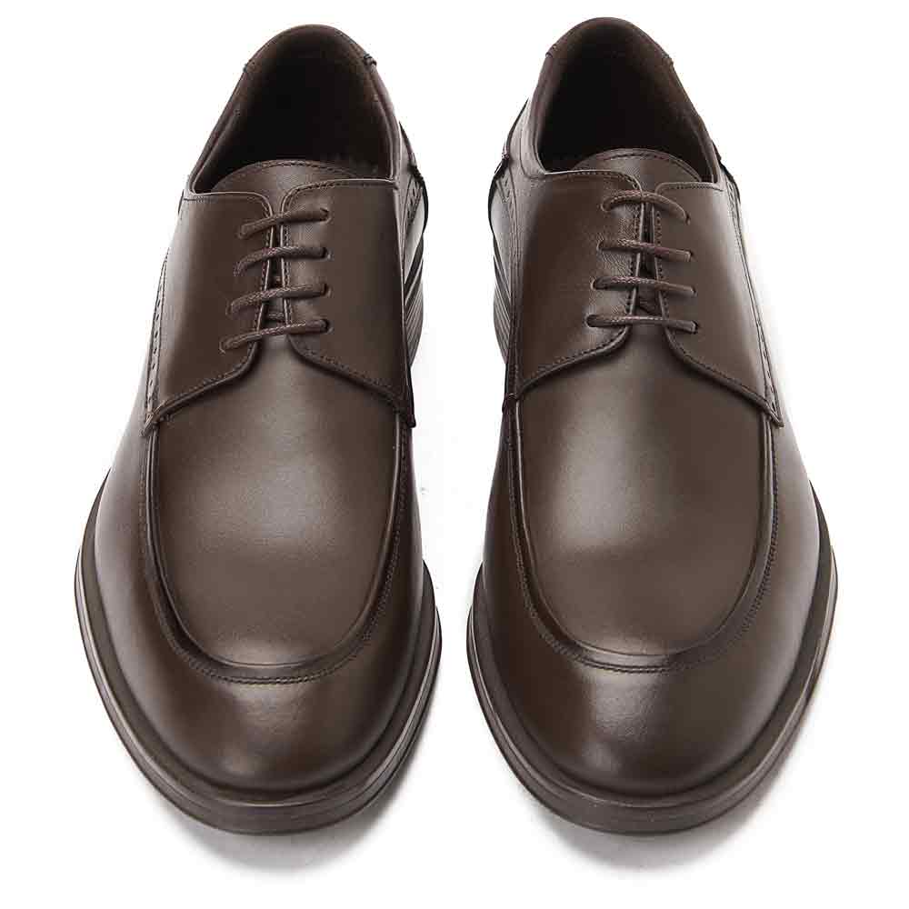 Genuine leather men casual shoe - Brown2
