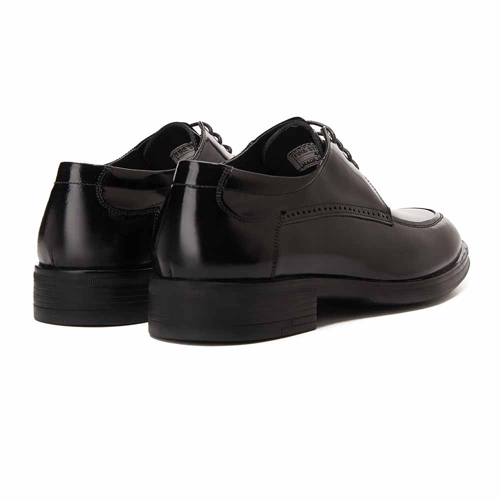 Men glossy derby shoes - Black1