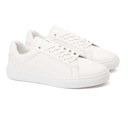 Men's simple leather sneakers - White1