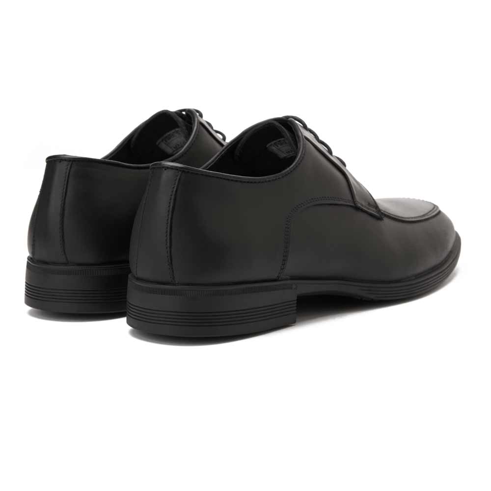 Men leather dress shoes - Black