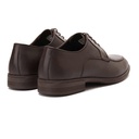 Men leather dress shoes - Brown