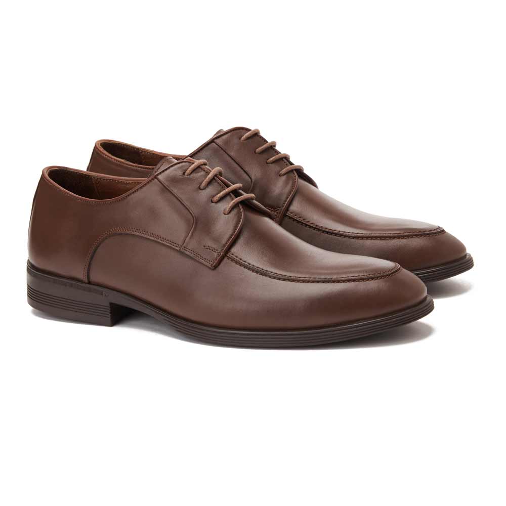 Men leather dress shoes - Havana1