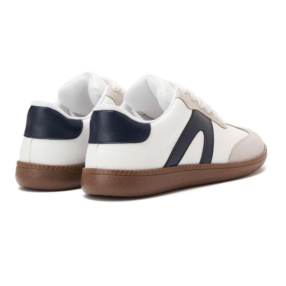 Women's stylish sneakers - White*Navy