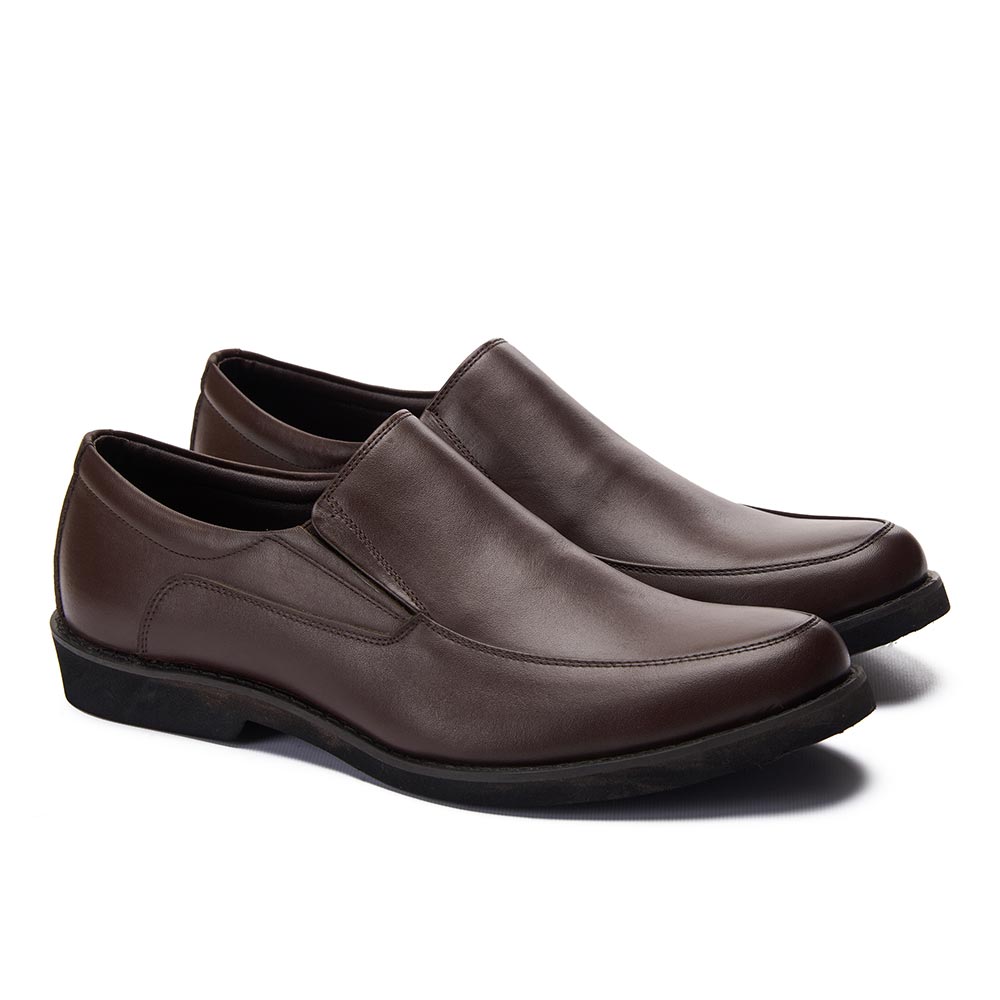 Slip on dress shoes - Brown