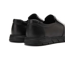 Men's leather casual shoes - Black1