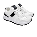 Women's fashionable sneakers - White