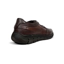 Men geniune leather trainers - Brown1