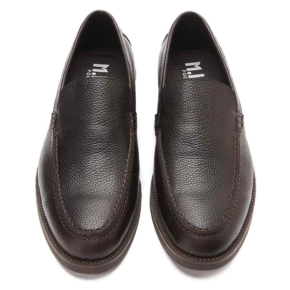 Men's leather moccasins - Brown3