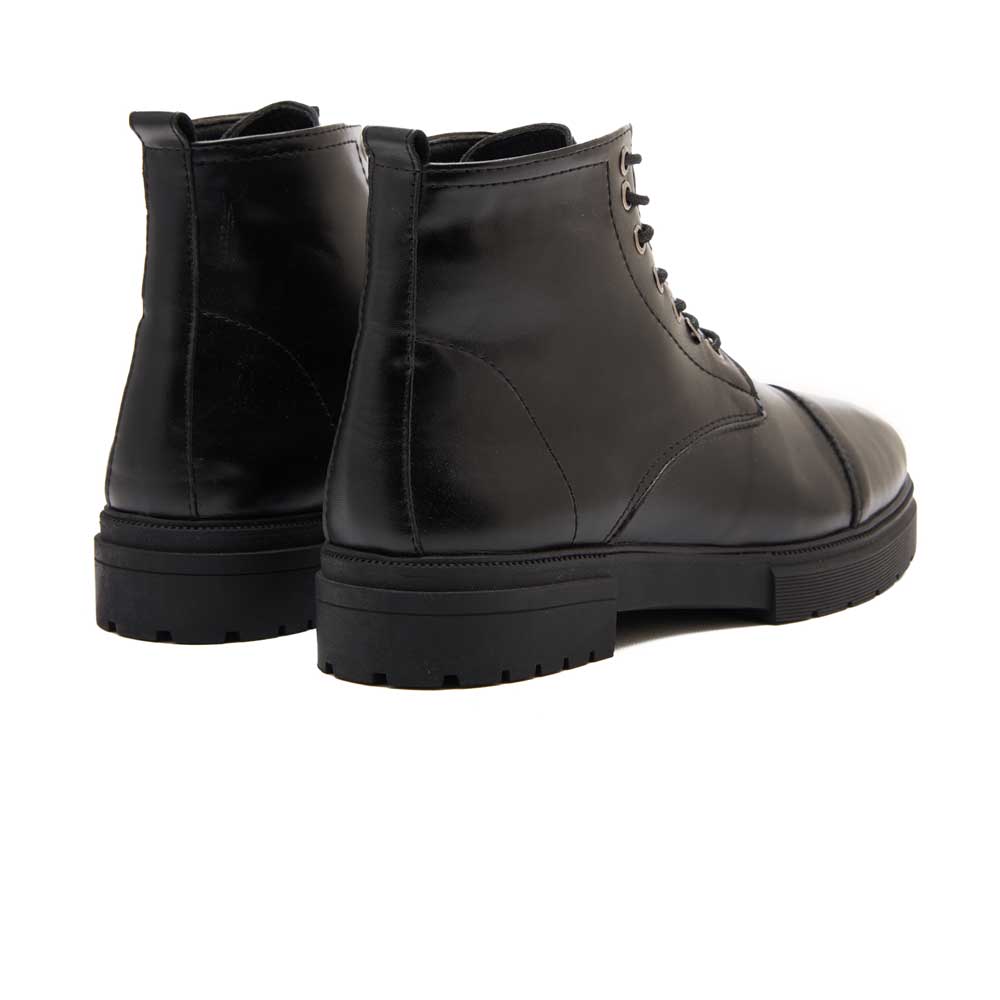 Men's leather half boots - Black1