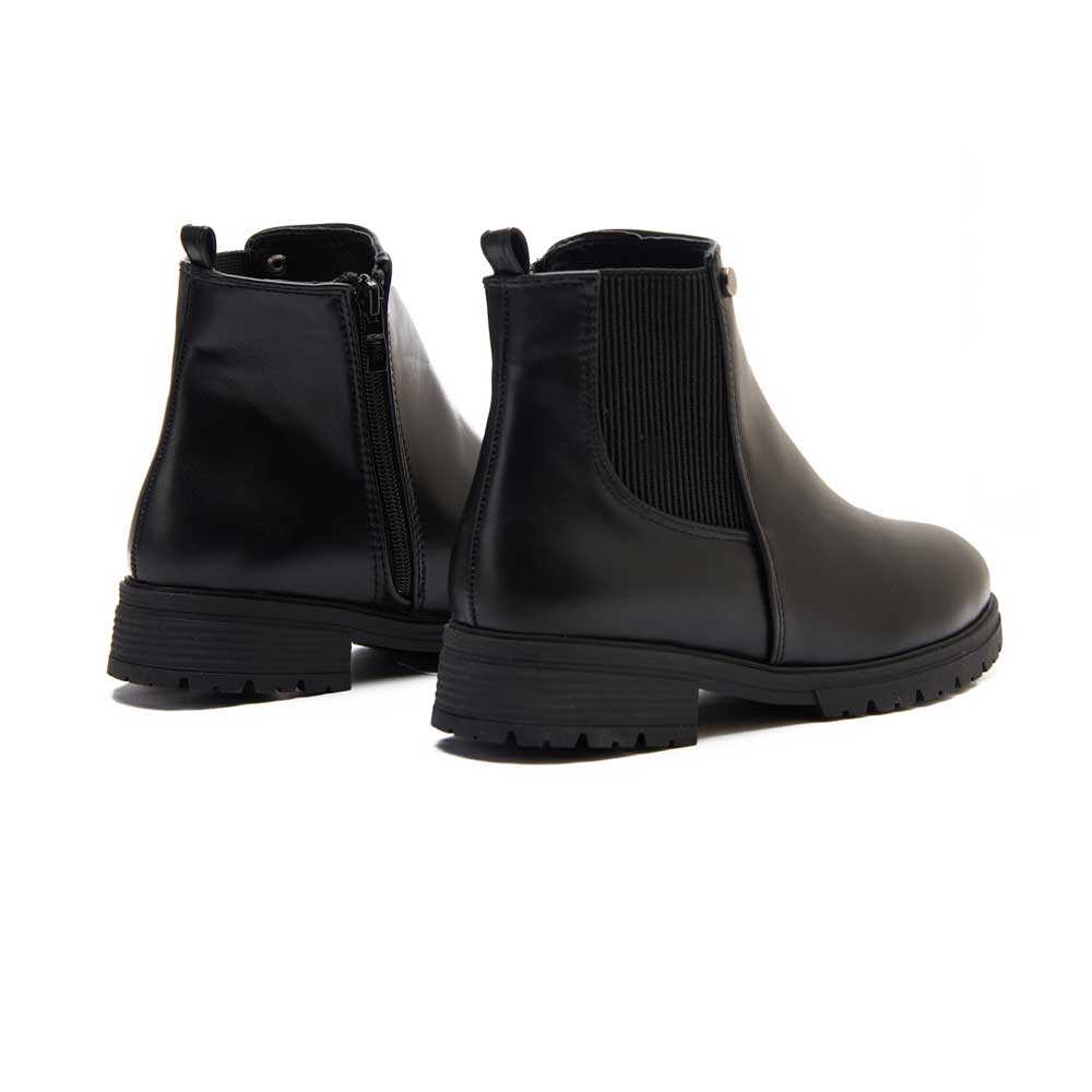 Women leather chelsea boot - Black1