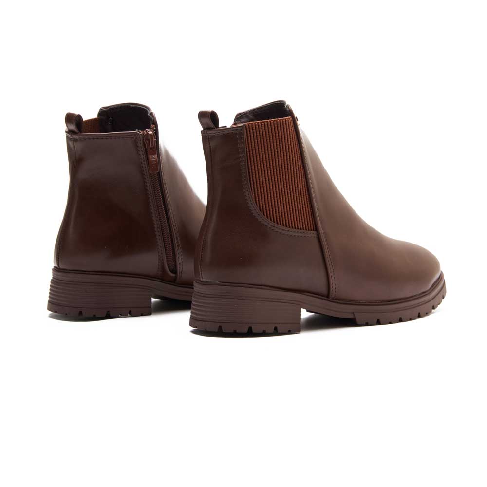 Women leather chelsea boot - Brown1