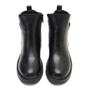 Women leather boot - Black2