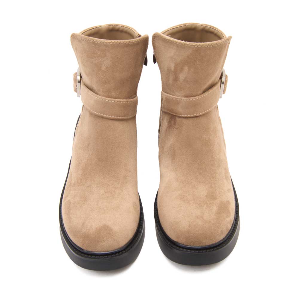 Women chamois boot - Beige2