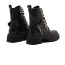 Women fashion lace-up boot - Black1
