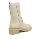 Women's leather half boot - Beige1
