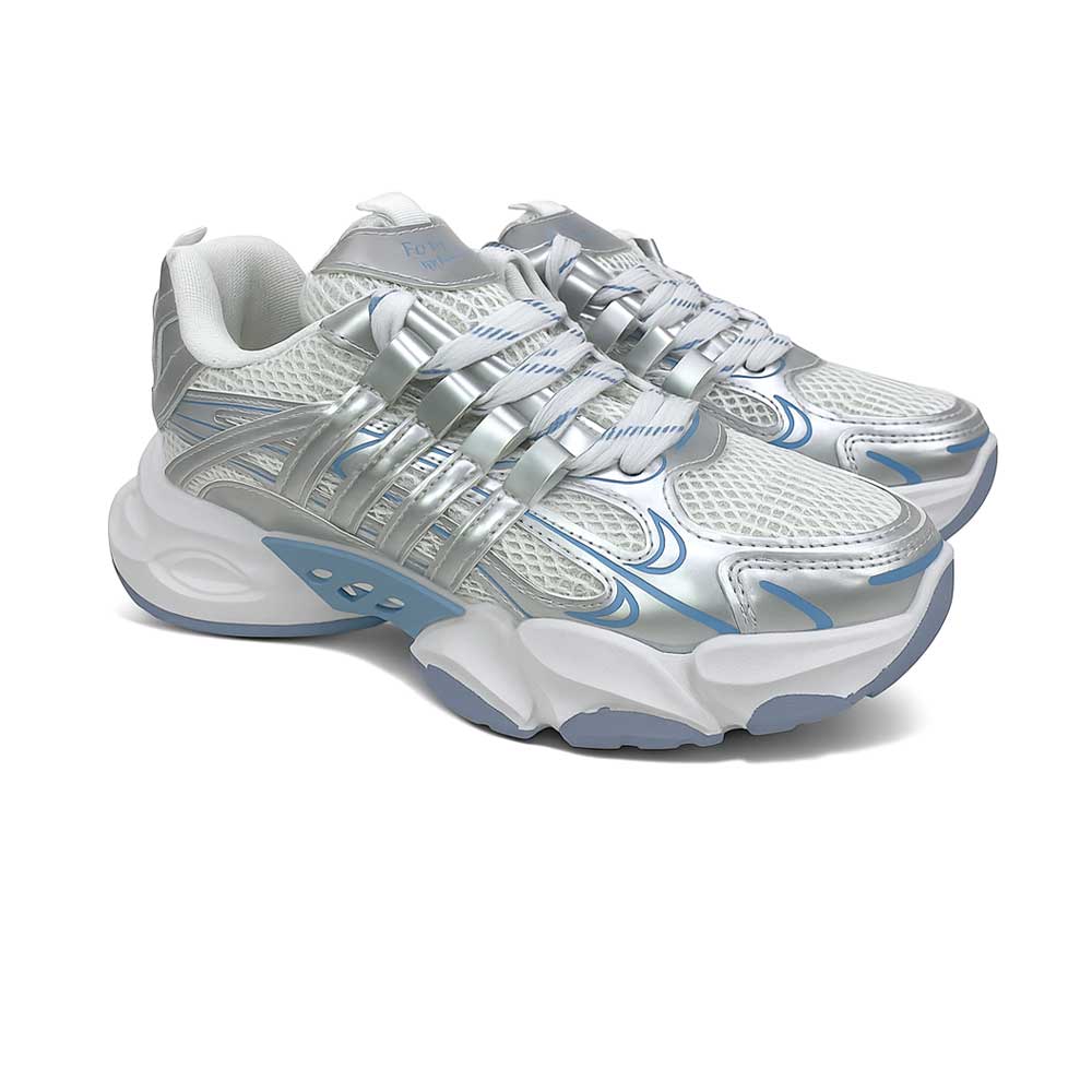 Women's Sleek Sneakers - Blue
