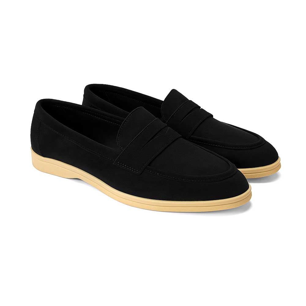 Women's Fashion Loafers - Black