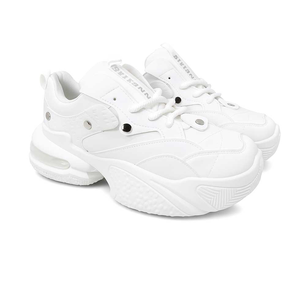 Men's Trendy Sneakers - White