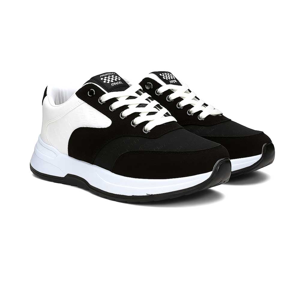 Men's Multi-Color Sport Sneakers - Black