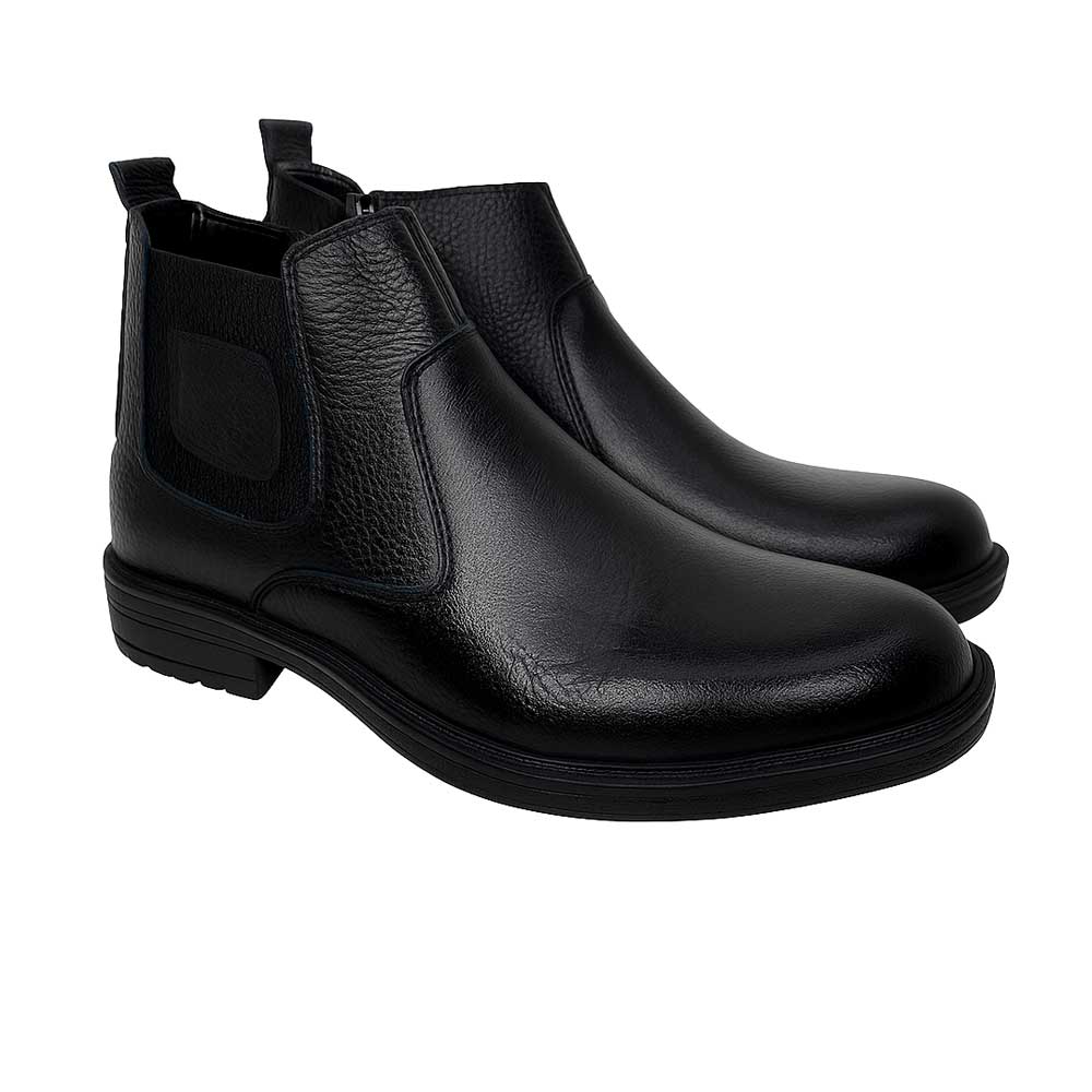Men's Leather Chelsea Boot - Black