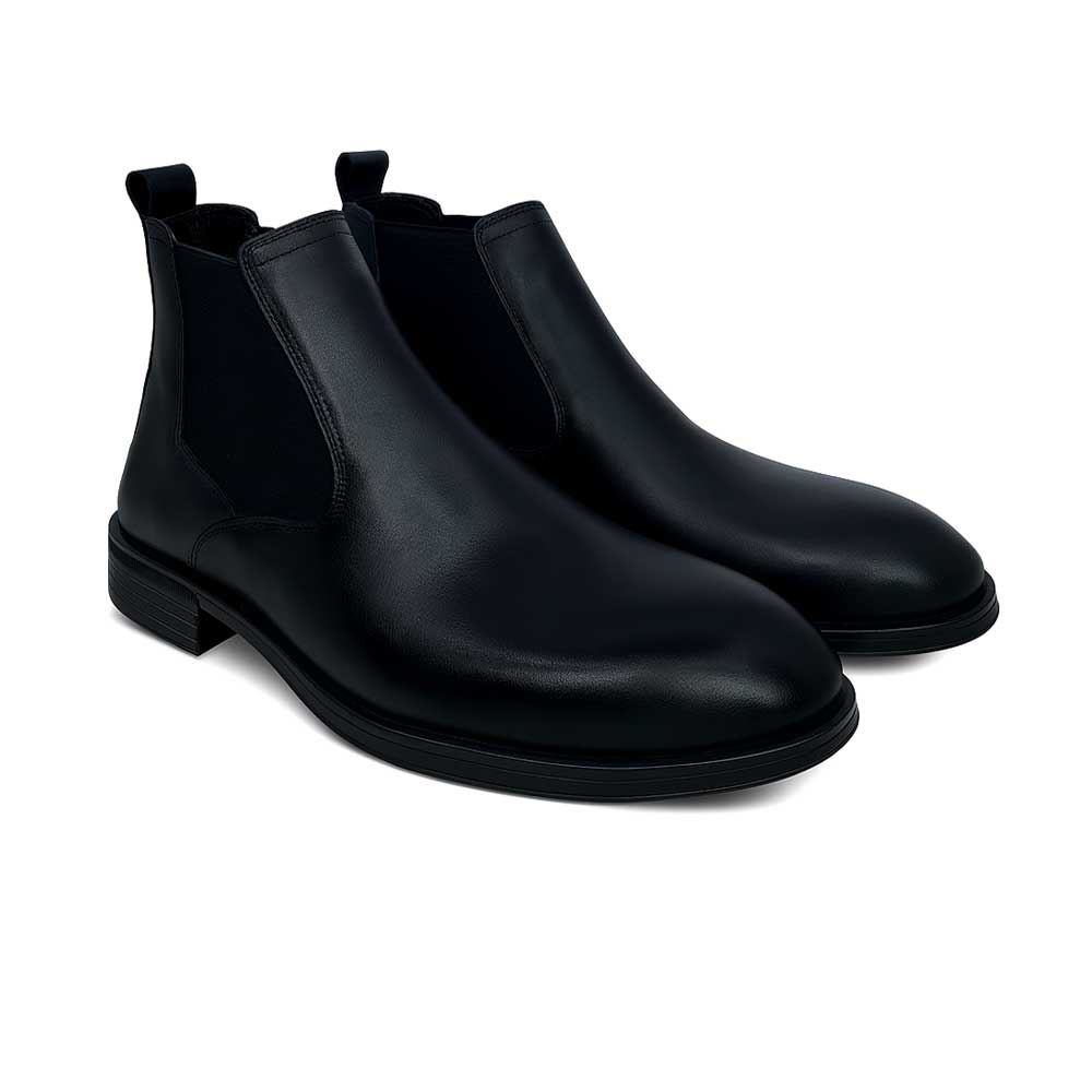 Men's Leather Chelsea Boot - Black