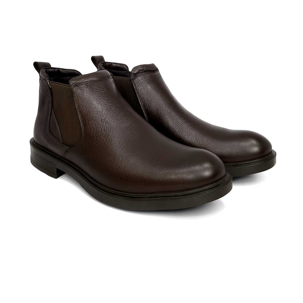 Men's Leather Chelsea Boot - Brown