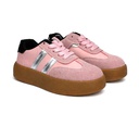 Girly Chamois Sneakers - Pink