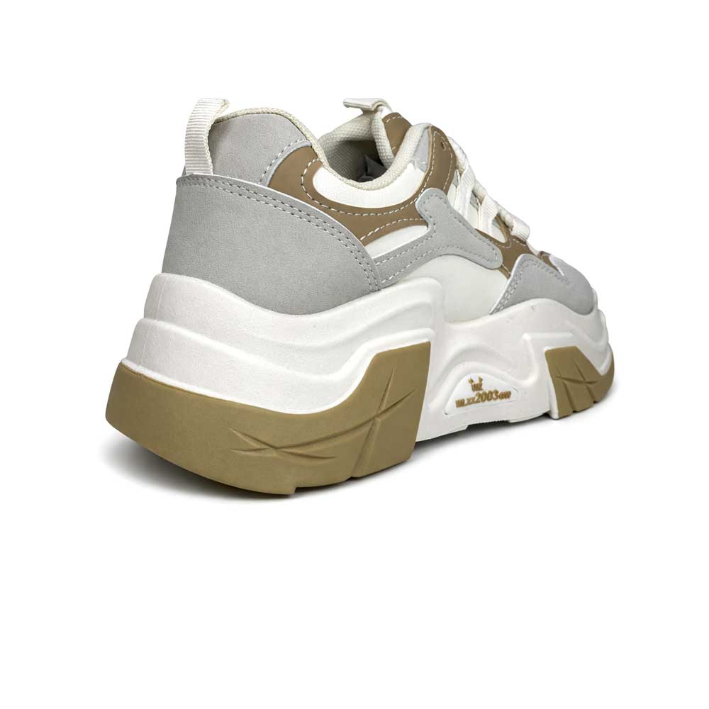 Unisex Teens Fashion Sneakers - Beige1