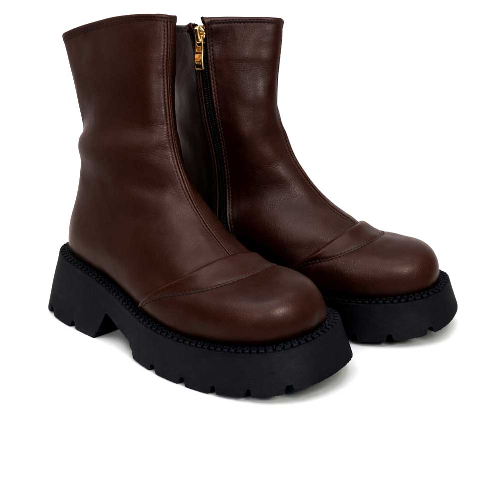 Women's Fashionable Boots - Brown