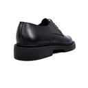 Men's leather platform shoes - Black1
