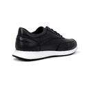 Men's Genuine Leather Sneakers - Black1