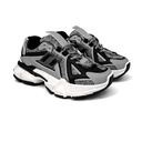 Women's Fashionable Chunky Sole Sneakers - Black