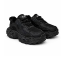 Women's Fashion Chunky Sole Sneakers - Black