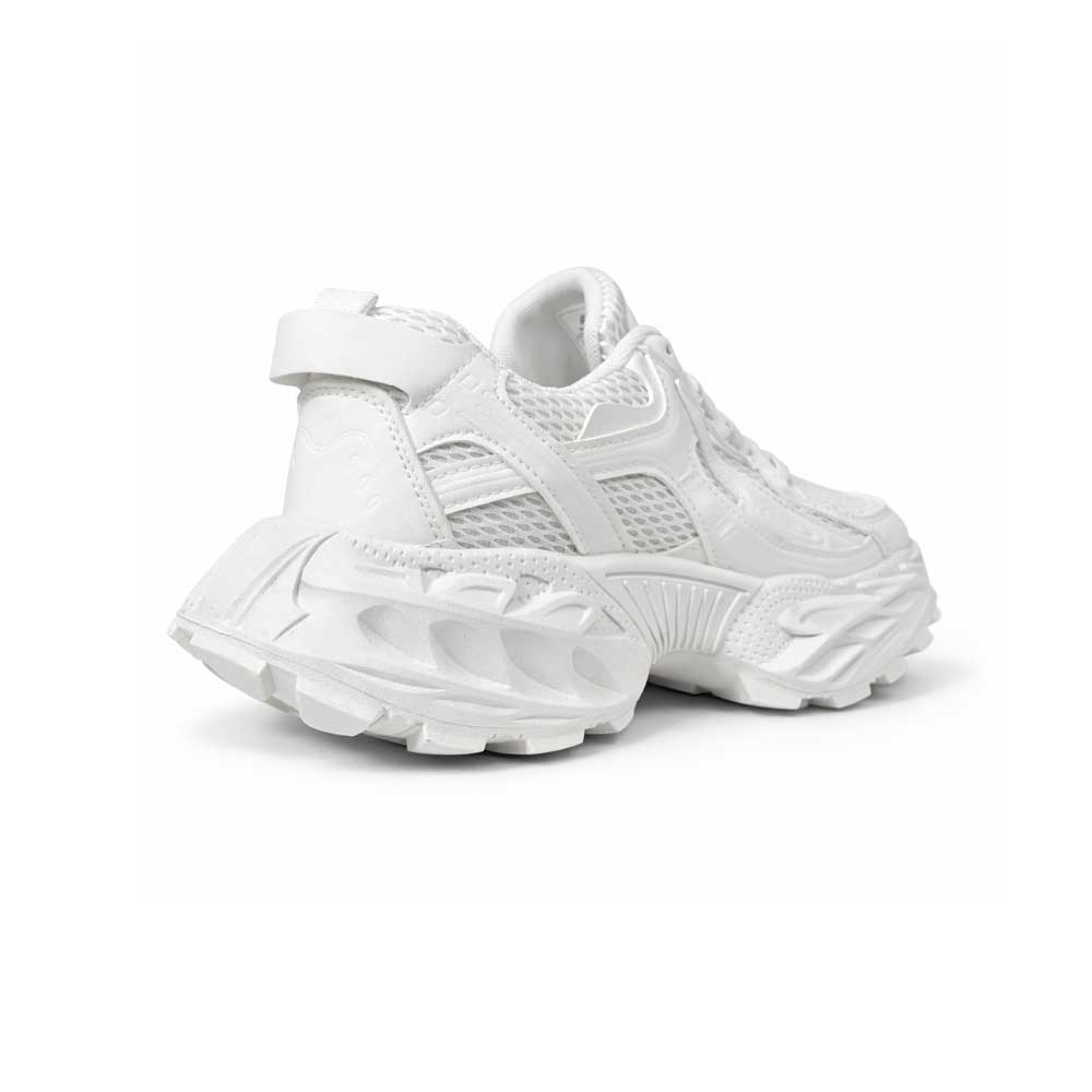 Women's Fashion Chunky Sole Sneakers - White1