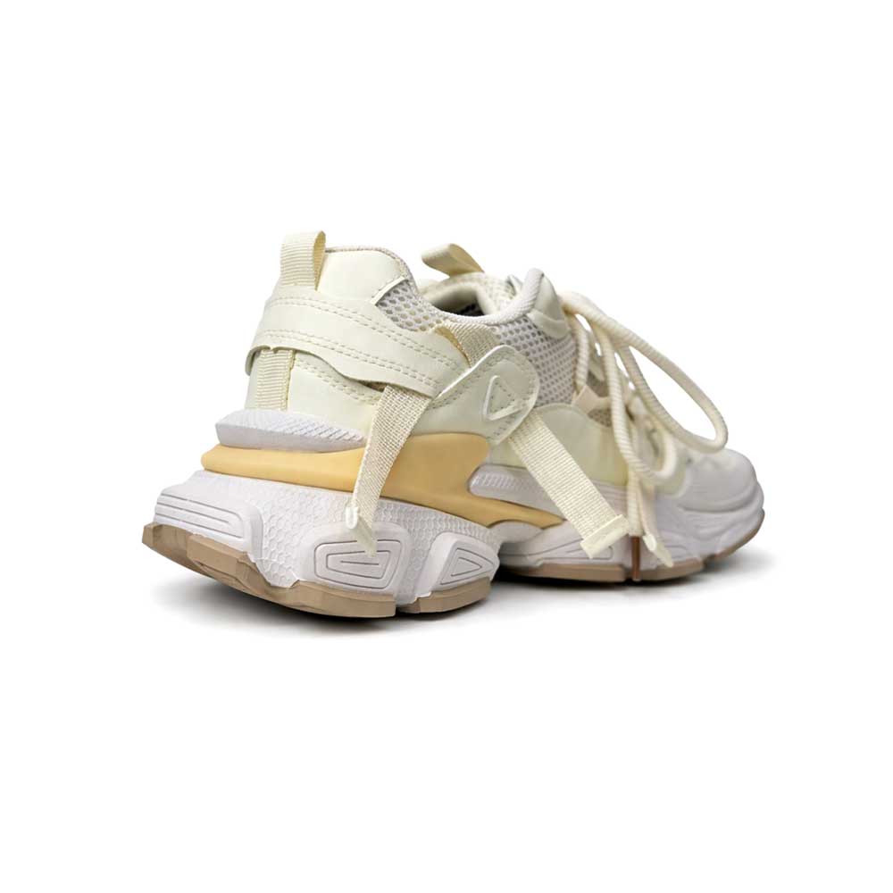Women's Chunky Sole Sneakers - Beige1