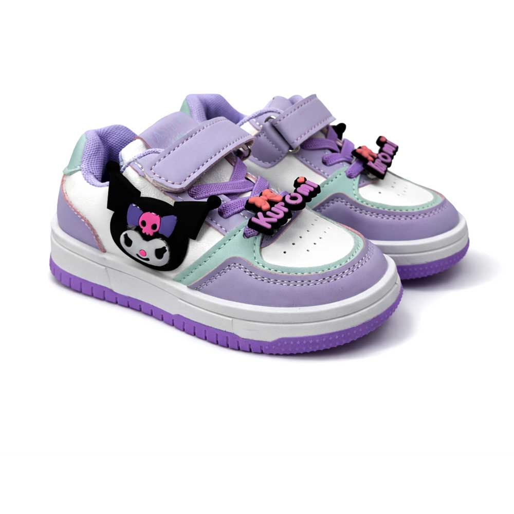 Girly Kuromi Sneakers - Purple