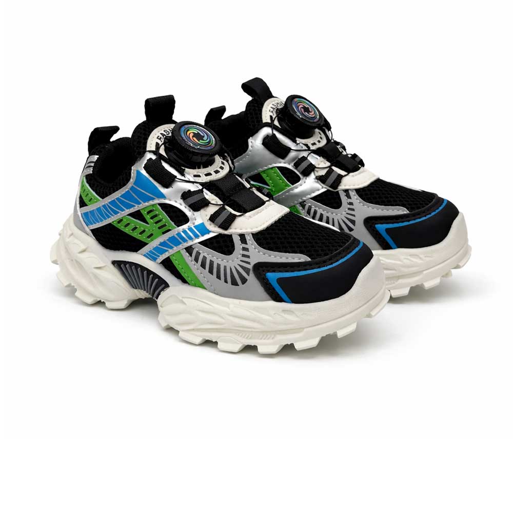 Kid's Fashion Running Sneakers - Black