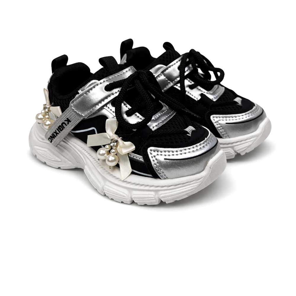 Girly Fashionable Sneakers - Black