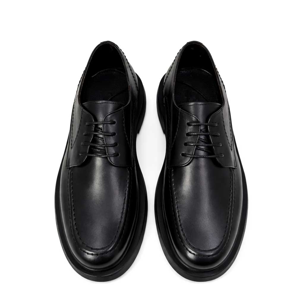 Men's Casual Platform Shoes - Black2