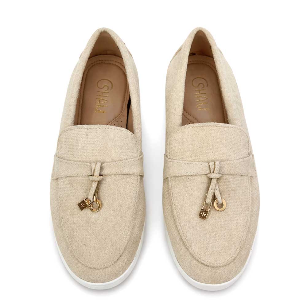 Women's Suede Loafer - Beige2