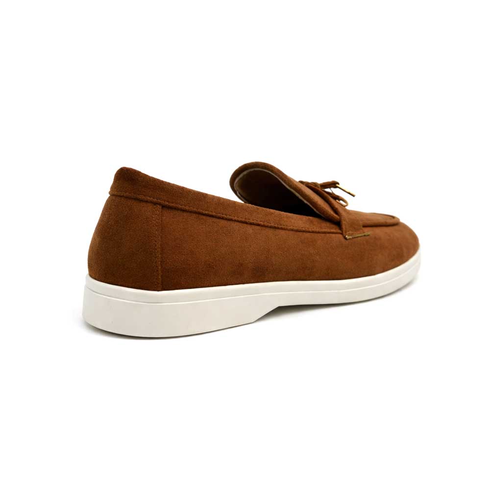Women's Suede Loafer - Havana1