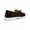 Women's Suede Loafer - Brown1