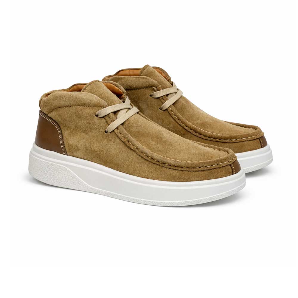 Men's Homemade Suede Chukka Boot - Beige