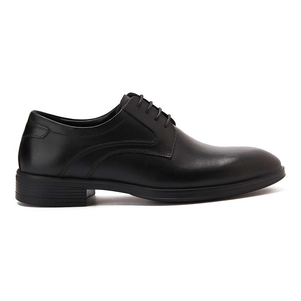 Leather men Genuine Shoe - Black