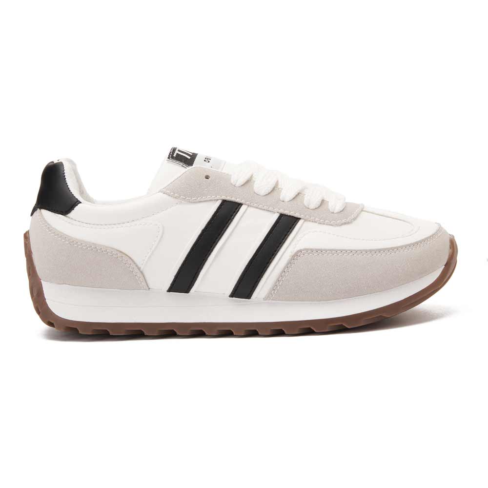 Women's casual lace-up trainers - Black