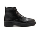 Men's leather half boots - Black