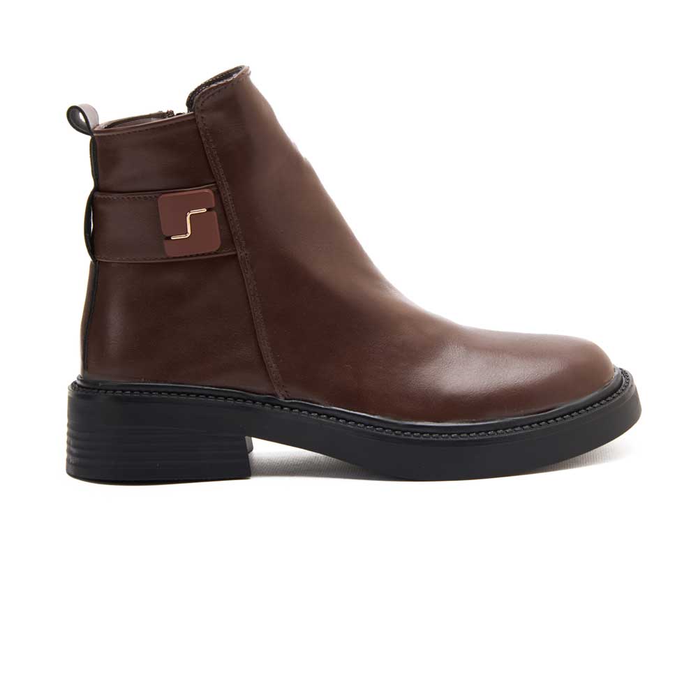 Women leather boots - Brown